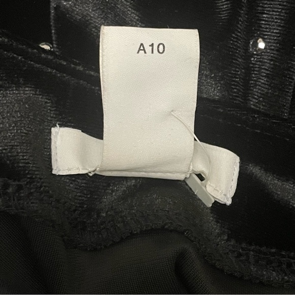 H&M Studded Rhinestone Long Sleeves Short Bodycon Dress Size M - Picture 13 of 13